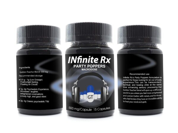 INfinite Rx Party Poppers Macrodosing Mushrooms Capsules Online