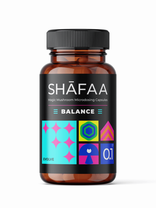 Shafaa Evolve Magic Mushroom Mikrodosierung Balance Blend Kapseln