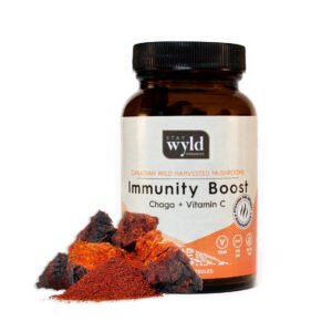 Stay Wyld Organics – Chaga Immun-Kapseln mit Vitalpilzextrakt (60 Stück)